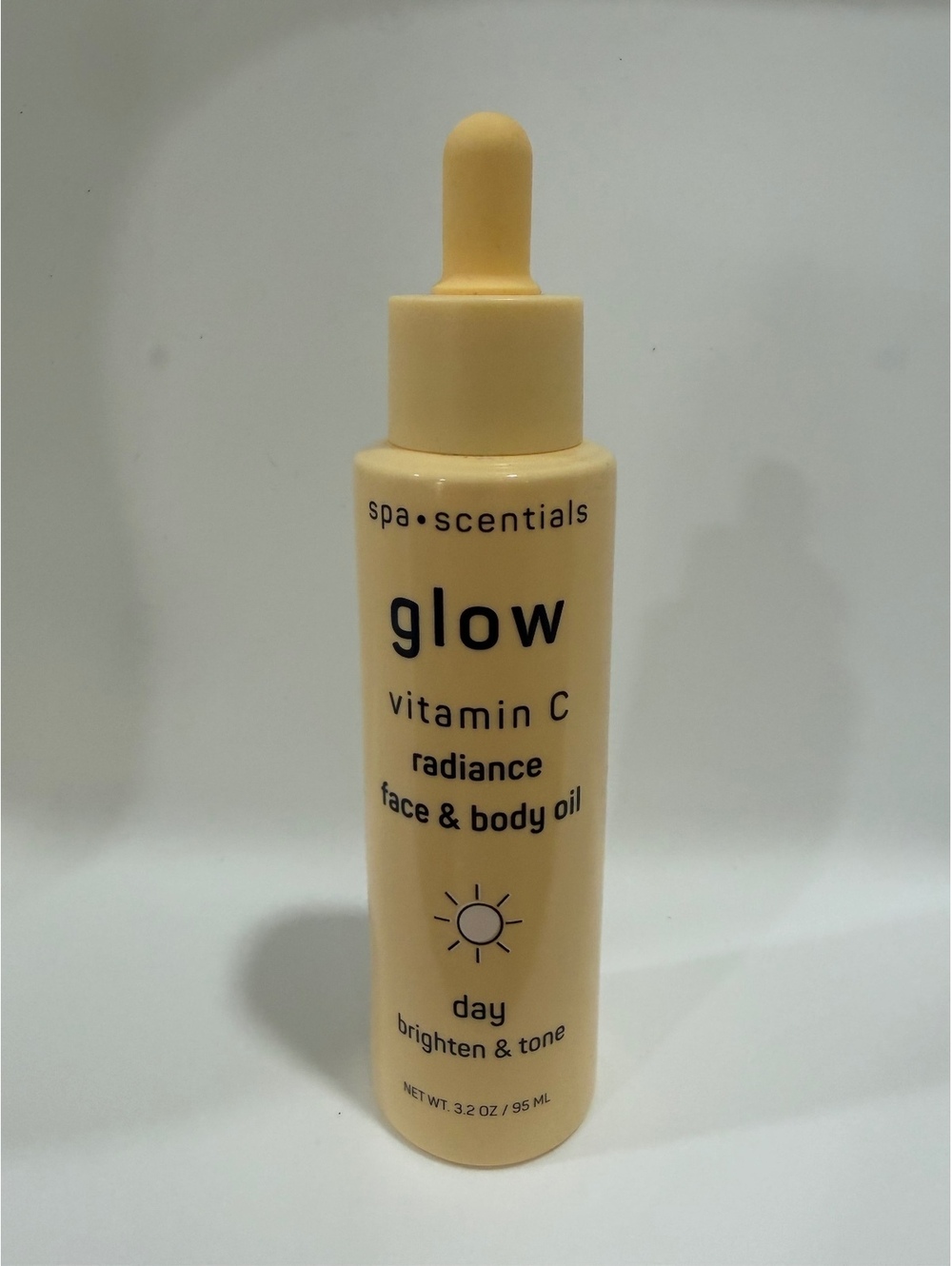 spa•scentials Glow Vitamin C Radiance Face & Body Oil - 3.2 oz Day Brighten &  T